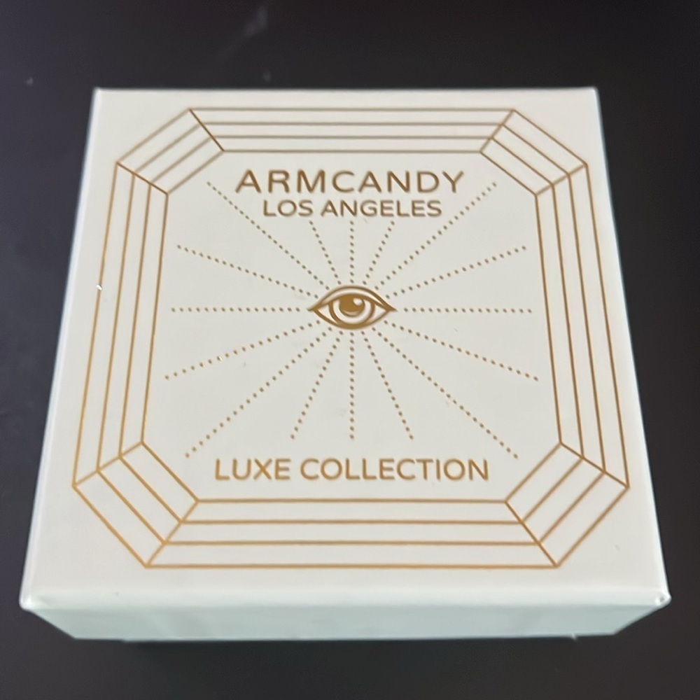 Gold and Blue Minimalist Bracelet Collection - Picture 3 of 3